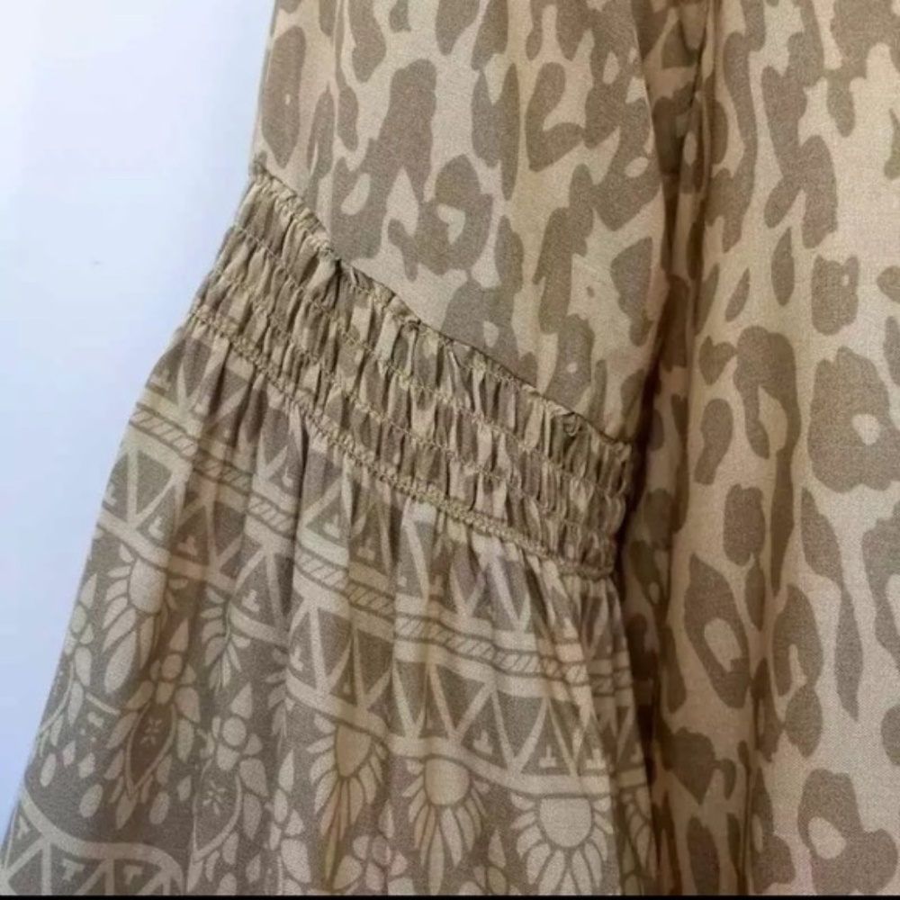 Leopard Animal Print Tunic Long Sleeve Mini Dress - Picture 10 of 10